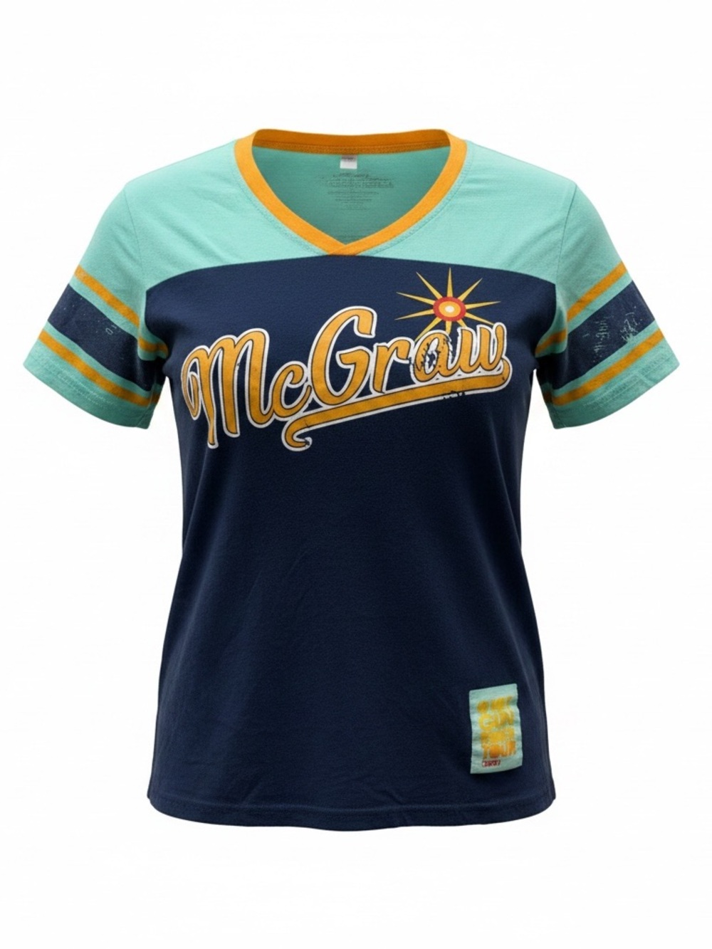 Tim McGraw Shotgun Rider Tour 2015 Jersey V Neck Tee Women’s S